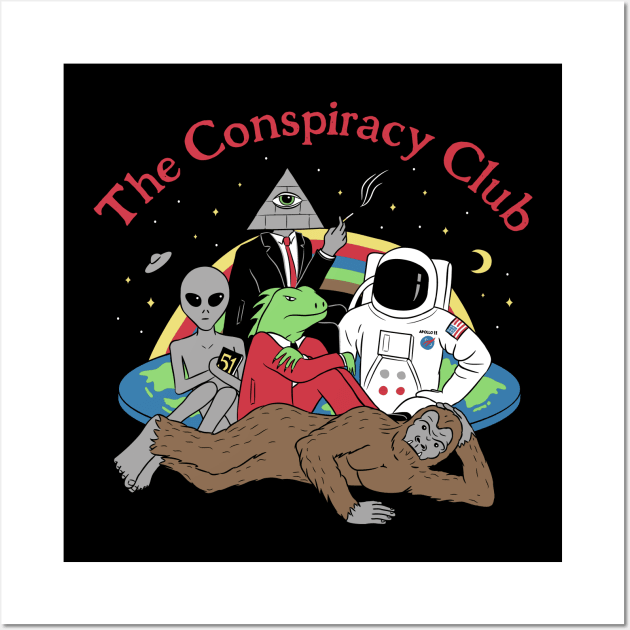 The Conspiracy Club Wall Art by Grant_Shepley
